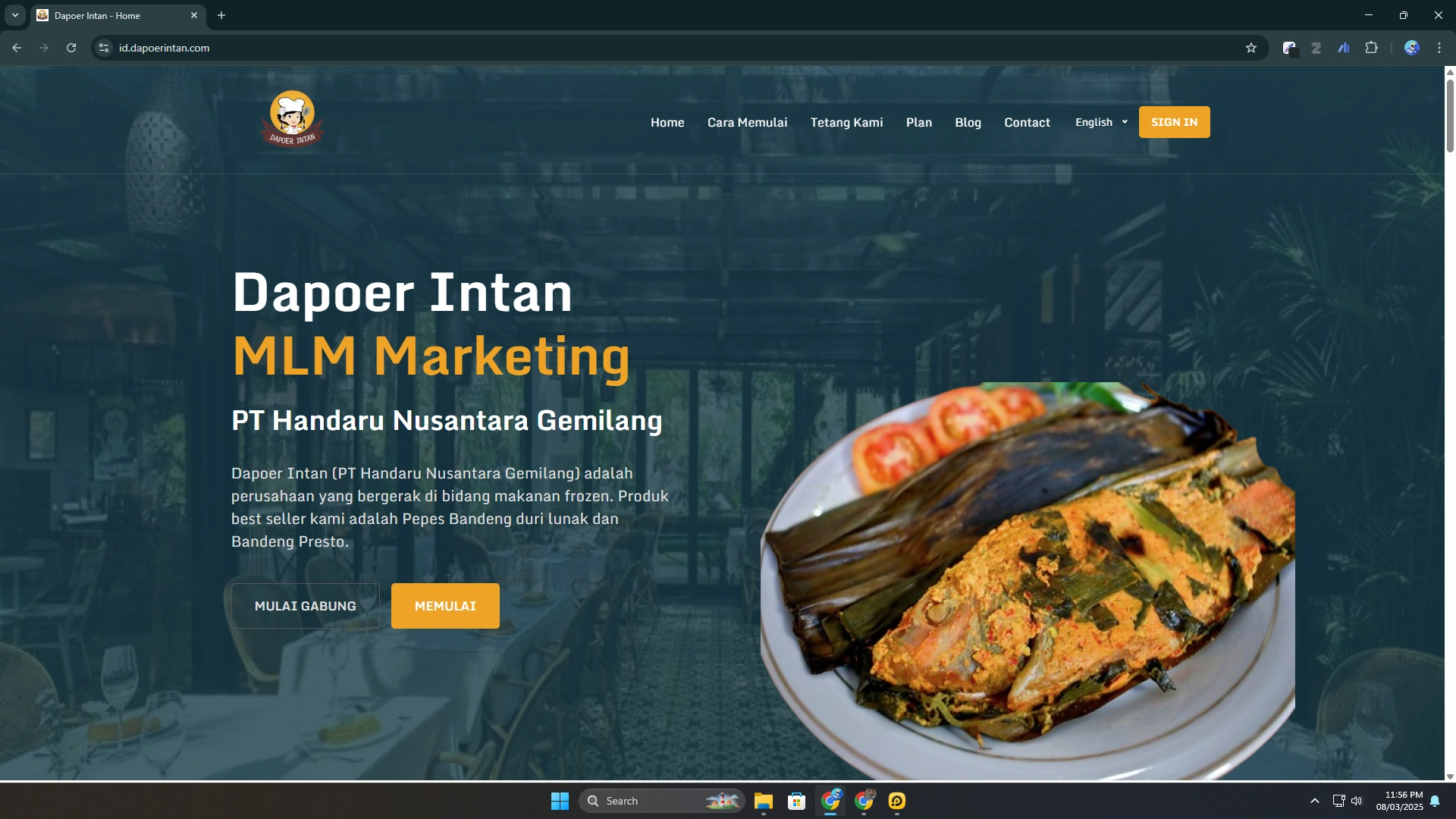 Web Dapoer Intan